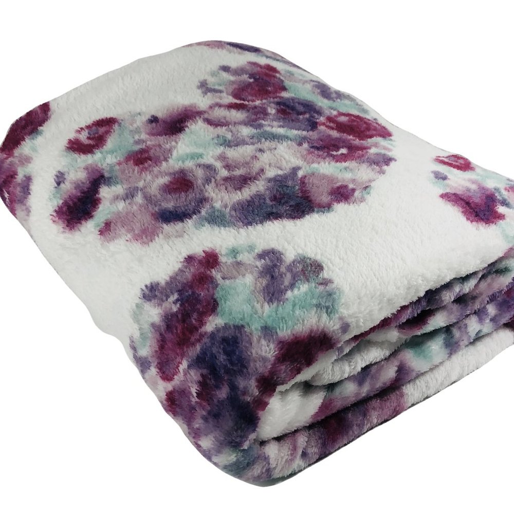 Valentines Day Romantic Plush Throw Blanket Hearts